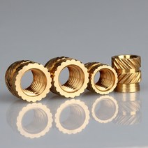 M2M2.5M3M4M5M6 황동 핫멜트 인서트 널링 너트 스레드 열 몰딩 SL 형 3D 프린터 용 이중 능직 사출 임베먼트, [02] M2(OD3.5mm), [02] Length 3mm 50pcs