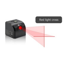 고성능 소형 레이저 수평계 마그네틱 기능 탑재 수평선 교정기 적광 녹광 크로스 미국B 충전, 03 Red Cross