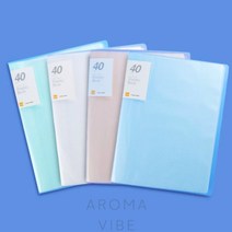 계약서화일 반투명A4파일40P 색랜덤 THCO11