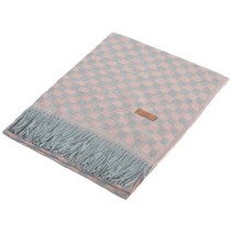 여성 겨울 목도리 하운드투스 스카프 캐시미어 체크 무늬