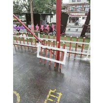 전원주택담장 야외 마당 발코니 테라스 가림막 정원 울타리휀스 플라스틱 스틸 잔디 꽃 연못 빌라 녹화 격리, 나뭇결 색 높이 60