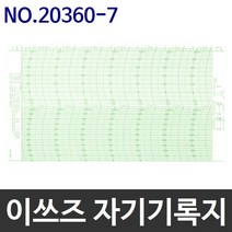 이쓰즈 자기온습용 기록지 NO.20360-7 (178x322)