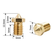 3D 프린터 용 0.2mm-1.2mm 하이 플로우 CHT 노즐 1.75mm 필라멘트 V6 클론 황동 구리 프린트 헤드 부품, 05 0.5mm_03 3PCS