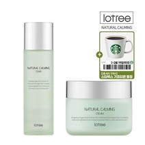 [기프티콘][로트리] 내추럴 카밍 고보습 2종(토너+카밍 크림), 단품