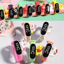 (당일발송)블랙미키 화이트토끼 등 LED 캐릭터 손목시계 선물 초등학생 유치원 어린이집 각종학원등 입학 졸업 교회 선물로도 좋아요
