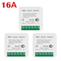스마트스위치 스마트원격 스마트시계 Tuya Mini WiFi DIY 스위치는 1610A, 16A 3개, 협력사