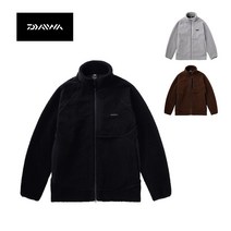 다이와 방한복 겨울에도 따뜻하게 낚시할 수 있는 DJ-5922 후리스 자켓, 3) 브라운