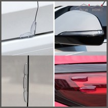 [듀홈]자동차 차량용 차문 손잡이 백미러 범퍼 라이트 문콕 방지 코너 투명 심플 도어 가드 접착 패드 YAC 모음, YAC-차량용도어가드, 1, HY-701