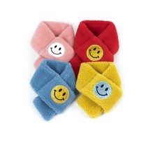 마이다올 스마일머플러 강아지목도리, M, 옐로우