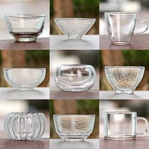 고품격 유리찻잔 미니 술잔 유리잔 11종 모음, 03.이중유리잔 미디움(45ml)