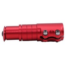 자전거핸들바 연장바 보조핸들 12cm 바 익스텐더 포크 스템 라이즈 업 익스텐션 헤드 업 블랙 포크 익스텐더 mtb 산악 사이클링 부품, 빨간색