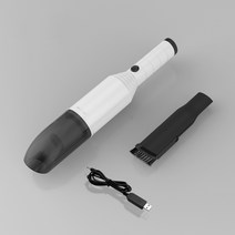 ANKRIC 미니 핸디무선청소기 무선진공청소기 차량용청소기, 무선 우아한 화이트, MZ-5236
