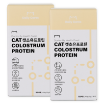 닥터바이 캣초유프로틴 고양이 초유 산양유 단백질 면역력 영양제, 면역   근력 혼합맛, 2개