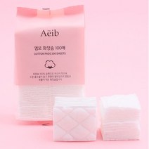 소프트 부직포솜 메이크업 화장솜 클렌징솜 엠보싱, 단일