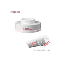 PVC 소제구 소재구 PVC청소구배수관 5075 110 160 플러그 하수관 캡 두꺼운 이너 부품 대전, 200외막 청소구(외삽관), 1개