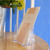 카탈로그꽂이 A6(1단) 메뉴 홍보 거치 판촉물 광고, basasboy 본상품선택