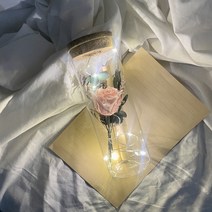 [프러포즈편지지] [ 아르띠콜로 장미꽃 편지지 LED 무드등 ] 로맨틱 홀로그램 여자 친구 기념일 고백 선물 특별한 여친 생일 선물 꽃다발, 블루+편지지