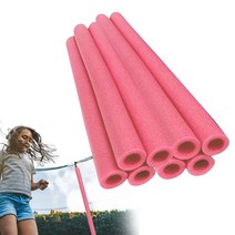 점핑트램폴린트램폴린 폴 폼 슬리브 8 개/10 개 커버 패딩 튜브 보호, 04 pink 8pcs