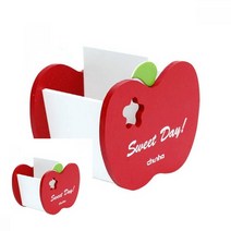TYDL 스위트데이 사과 펜꽂이 레드2칸 10개묶음