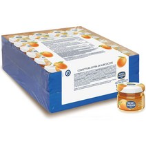 이탈리아 맨즈앤가서 Menz & Gasser 100% 이탈리아산 1회용 프리미엄 살구잼 48병x28g, 4팩