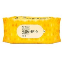 [우리동네] 깨끗한 물티슈, 6개, 100매입