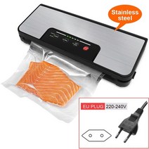 진공포장기 진공실러 Yumyth 가정 롤이있는 내장형 커터 sous vide bags 식품 저장 t285, 스테인리스 220v 유럽 연합