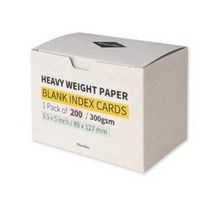왈가닥스 블랭크 인덱스카드 89 x 127 mm 200매, 화이트, 2개