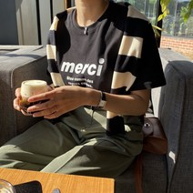 한시오분 / merci 반팔티셔츠