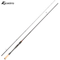 KYORIM WILD FASCINATION 루어 낚싯대 36T TORAY 카본 후지 SIC 링 후지 TVS 스피닝 릴 시트 2 섹션 S732L 100g 무게, 스피닝 762UL