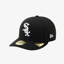 뉴에라 [뉴에라][공용]MLB 시카고 화이트삭스 프리 커브드 사이즈캡 블랙 (12873023)