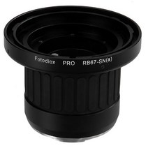 Fotodiox Pro Lens Mount Adapter - Mamiya RB67 Mount SLR Lens to Sony Alpha A-Mount (and Minolta AF), 1, Black