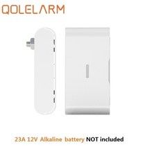 누수탐지기 누수감지기 수도 qolearm 1 개몫 스마트 rf 물 경보 433 mhz, 1개(배터리 제외)