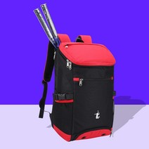 테니스가방 배드민턴 라켓 백팩 케이스 대용량 배낭 공 액세서리 여성 남성 피클볼 패들용 내구성, 단일옵션, 한개옵션0