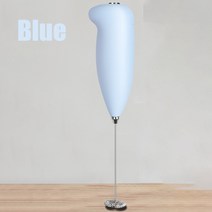 전기 우유 Frother Foamer 커피 거품 계란 비터 Stirrer 미니 휴대용 블렌더 음료 믹서 주방 털 도구 액세서리, [02] blue, 02 blue