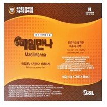 매일 만나 gsl 120포 지에스엘, 7박스, 600g