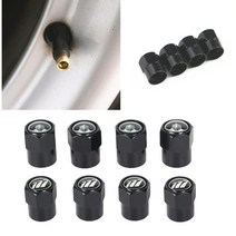 자동차 휠 타이어 에어 밸브 캡 스템 커버 Opel Kia Vw Lexus Hyundai Volvo Mazda 닛산 포드 스코다 시보레, [03] for Black Audi