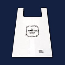 메이크박스 답례상자 선물상자 떡상자 떡포장 투명비닐봉투 손잡이비닐 - 선물용 기성비닐 소, 100장