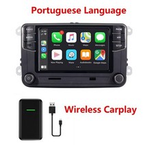 RCD330 187B MIB RCD360 NONAME 카플레이 56 제타 MK5 MK6 티구안 CC 패스 앳 6RD035187B, PT radio ad carplay