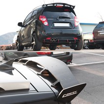 (루이카)스파크 14년~15년 GT 스포일러/리어스포일러 리어몰딩 에어로파츠 튜닝용품 (GT윙 스포일러), 스파크14년~제작소요기간3~4일)5년