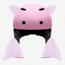 3D 입체 포인트 부착식 악세사리 동물귀 핑크 낱개1개/헬멧 오토바이크 자동차량 등, 상세페이지 참조