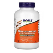나우푸드 글루코난만 575 mg 180 식물성 캡슐 곤약 silicon dioxide 이산화규소 stearic acid 스테아르산 cellulose 셀룰로스