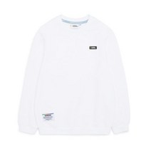 내셔널지오그래픽키즈 22FW내셔널지오그래픽 K223USW910 키즈 폴하스 스몰 로고 맨투맨 티셔츠 WHITE