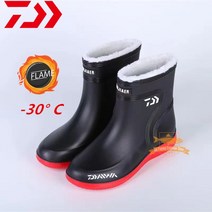 낚시복 Daiwa-낚시화 아웃도어 하이킹 피싱슈즈 남성용 미끄럼 방지 튼튼한 방수 플러스 벨벳 고무 장화, 04 42, 16 Picture Color 16