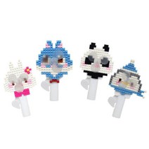 이지툭툭블럭 캐릭터 손선풍기 블록핸디선풍기 조각블록 휴대용선풍기 (4종 택1), 송송이