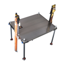 동일좌대 경량 발판 민물 낚시 용품 수상 휴대용, 멀티브레이크타입1000800다리길이1.12m