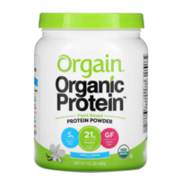 Orgain 올게인 오가닉 프로틴 파우더 바닐라 빈 462g