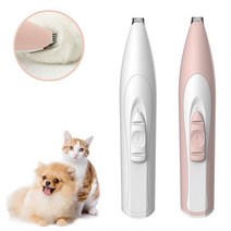 강아지클리퍼 고양이 애견 발바닥 이발기 바리깡 미용기 개 클리퍼 애완 동물 발 헤어 트리머 저소음 전문 개 손질 클리퍼 키트 작은 개와 귀 눈 머리, 흰색아아아