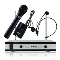 카날스 EG-5000 2채널 행사용 공연용 무선마이크 세트