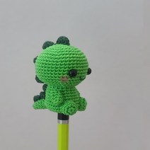 diy 키트 코바늘 뜨기 인형 도안 손뜨개 뜨개 뜨개질 애착인형 패키지 태교 공룡연필꽂이