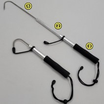 전복따기 해루질갈고리 선상낚시 문어갸프 길이조절 L사이즈 1P